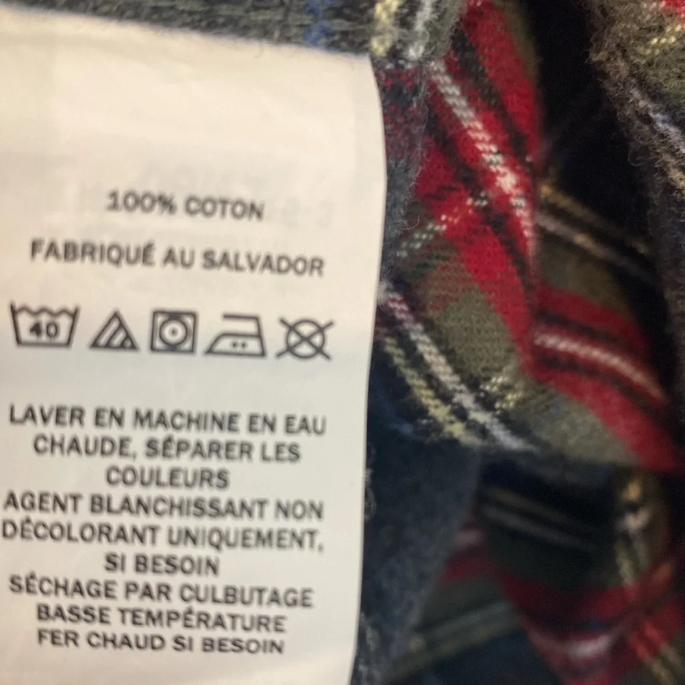 LL BEAN Scotch Plaid Cotton Flannel Shirt Men's Traditional Fit XL - Picture 7 of 7